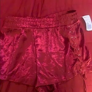 Satin shorts